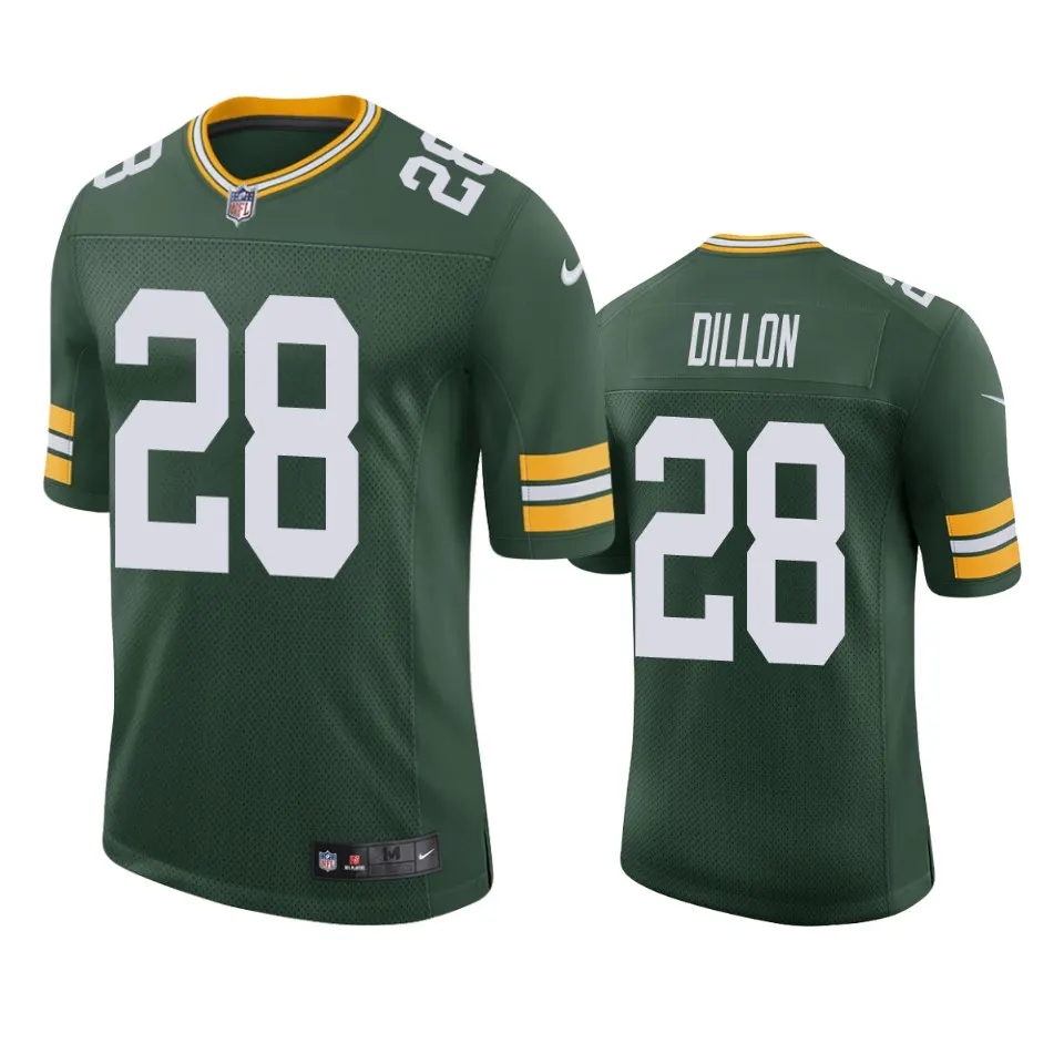 A.J. Dillon Green Bay Packers Nike 2020 NFL Draft Vapor Limited Jersey - Kelly Green