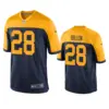 A.J. Dillon Green Bay Packers Nike 2020 Throwback NFL Draft Game Jersey - Navy