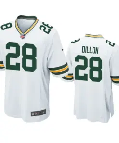 A.J. Dillon Green Bay Packers Nike 2020 NFL Draft Game Jersey - White