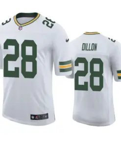 A.J. Dillon Green Bay Packers Nike 2020 NFL Draft Vapor Limited Jersey - White