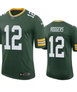 Aaron Rodgers Green Bay Packers Nike 100th Season Vapor Limited Jersey - Kelly Green