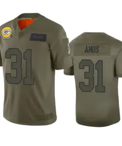 Adrian Amos Green Bay Packers Nike 2019 Salute to Service Limited Jersey - Olive