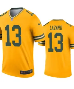 Allen Lazard Green Bay Packers Nike Inverted Legend Jersey - Gold