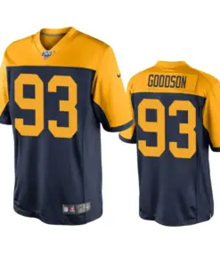 B.J. Goodson Green Bay Packers Nike 100th Season Vapor Limited Jersey - Navy