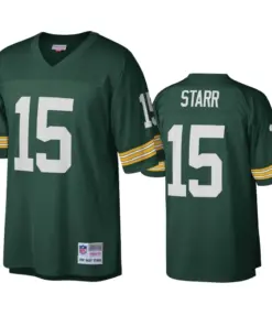 Bart Starr Green Bay Packers Mitchell & Ness Legacy Replica Jersey - Kelly Green