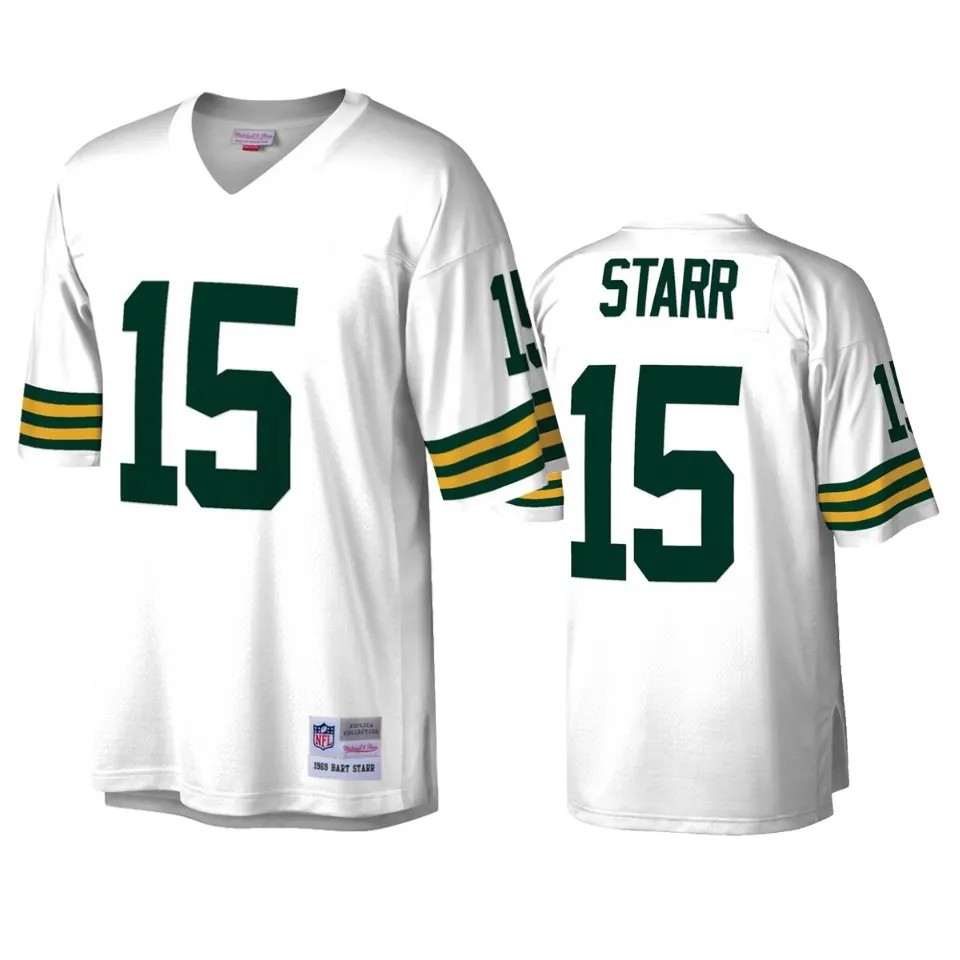 Bart Starr Green Bay Packers Mitchell & Ness Legacy Replica Jersey - White