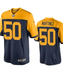 Blake Martinez Green Bay Packers Nike Throwback 100th Season Jersey - Navy