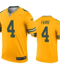Brett Favre Green Bay Packers Nike Inverted Legend Jersey - Gold