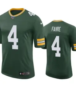 Brett Favre Green Bay Packers Nike 100th Season Vapor Limited Jersey - Kelly Green