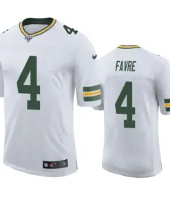 Brett Favre Green Bay Packers Nike 100th Season Vapor Limited Jersey - White