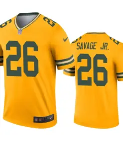 Darnell Savage Jr. Green Bay Packers Nike Inverted Legend Jersey - Gold