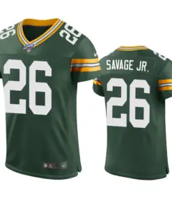 Darnell Savage Jr. Green Bay Packers Nike 100th Season Vapor Elite Jersey - Kelly Green