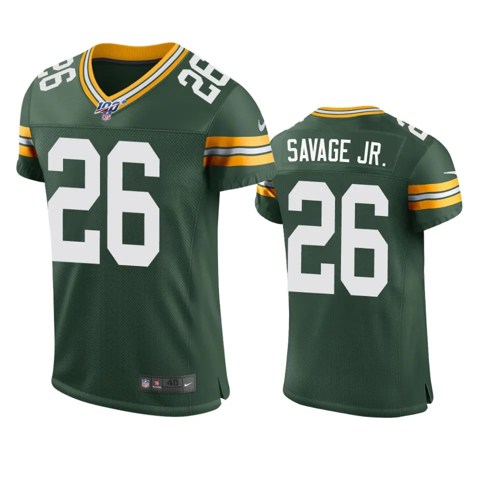 Darnell Savage Jr. Green Bay Packers Nike 100th Season Vapor Elite Jersey - Kelly Green