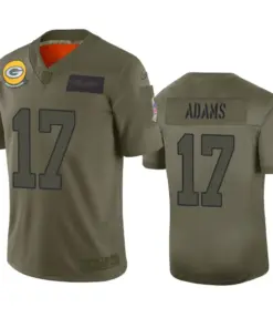 Davante Adams Green Bay Packers Nike 2019 Salute to Service Limited Jersey - Olive