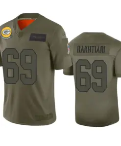 David Bakhtiari Green Bay Packers Nike 2019 Salute to Service Limited Jersey - Olive