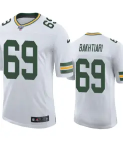 David Bakhtiari Green Bay Packers Nike 100th Season Vapor Limited Jersey - White