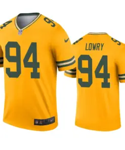 Dean Lowry Green Bay Packers Nike Inverted Legend Jersey - Gold