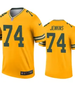 Elgton Jenkins Green Bay Packers Nike Inverted Legend Jersey - Gold