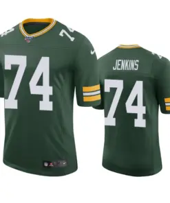Elgton Jenkins Green Bay Packers Nike 100th Season Vapor Limited Jersey - Kelly Green