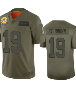 Equanimeous St. Brown Green Bay Packers Nike 2019 Salute to Service Limited Jersey - Olive