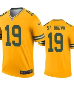Equanimeous St. Brown Green Bay Packers Nike Inverted Legend Jersey - Gold