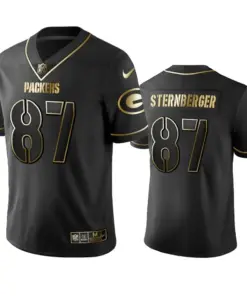 Jace Sternberger Green Bay Packers Nike 2019 Golden Edition Vapor Limited Jersey - Anthracite