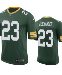 Jaire Alexander Green Bay Packers Nike 100th Season Vapor Limited Jersey - Kelly Green