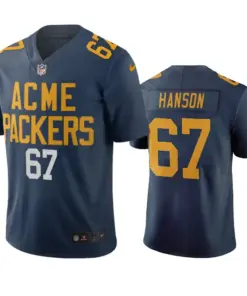 Jake Hanson Green Bay Packers Nike City Edition Vapor Limited Jersey - Navy