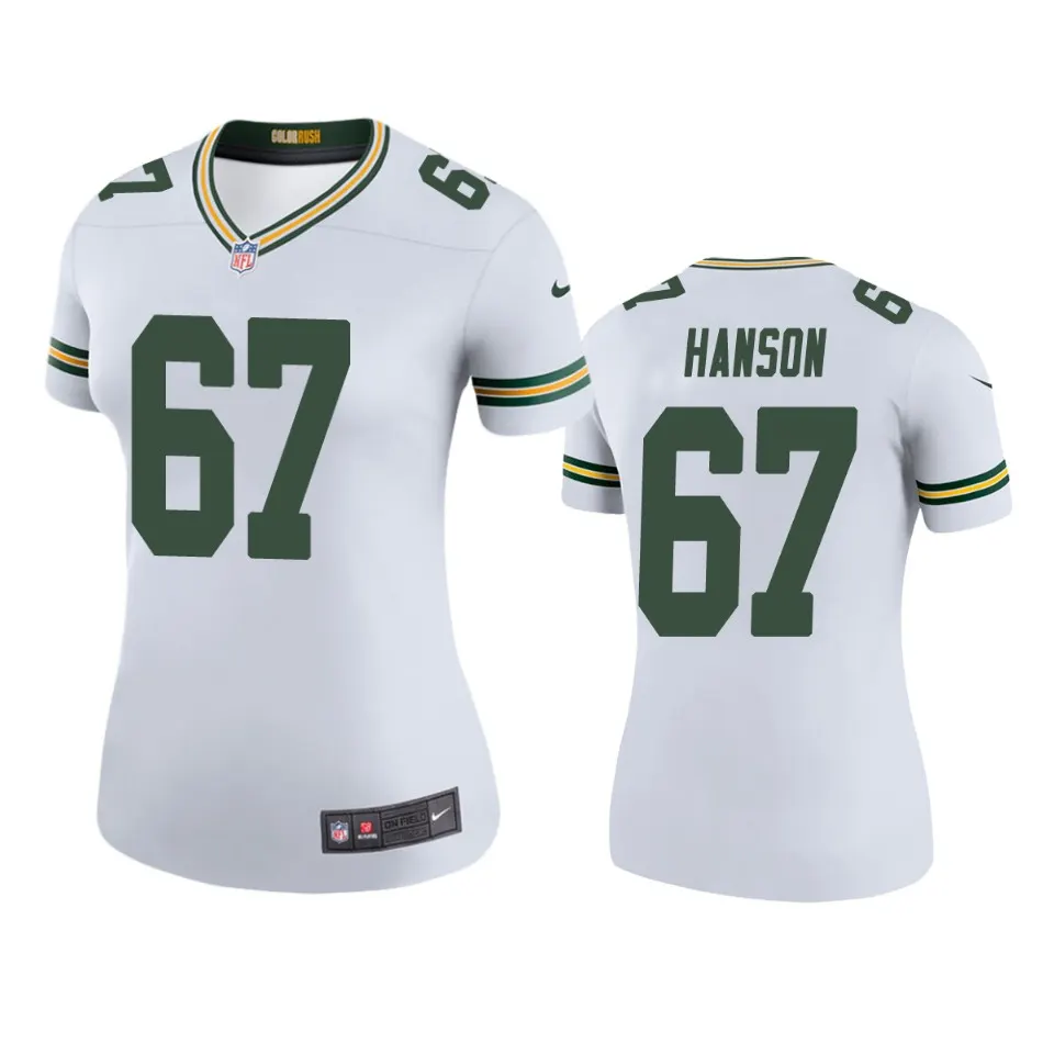 Jake Hanson Green Bay Packers Nike Women's Color Rush Legend Jersey - White