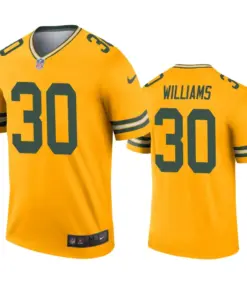 Jamaal Williams Green Bay Packers Nike Inverted Legend Jersey - Gold