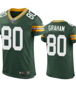 Jimmy Graham Green Bay Packers Nike 100th Season Vapor Elite Jersey - Kelly Green