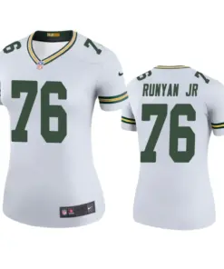 Jon Runyan Jr. Green Bay Packers Nike Women's Color Rush Legend Jersey - White