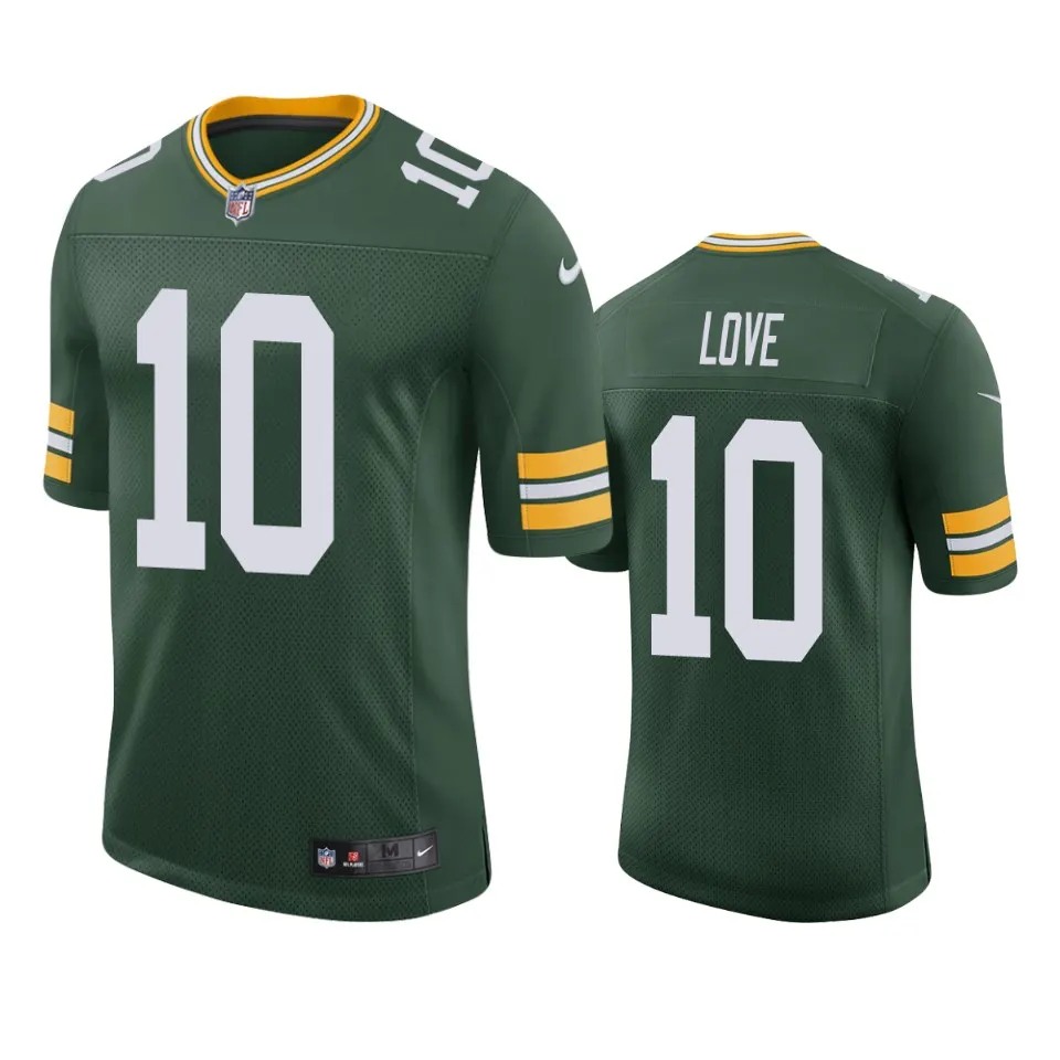 Jordan Love Green Bay Packers Nike 2020 NFL Draft Vapor Limited Jersey - Kelly Green