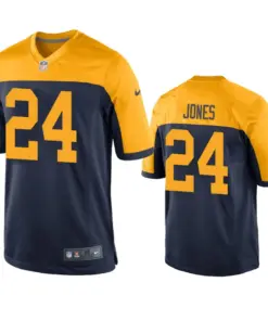 Josh Jones Green Bay Packers Nike Throwback Game Jersey - Navy