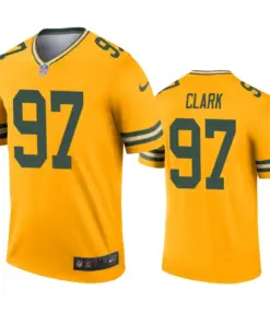 Kenny Clark Green Bay Packers Nike Inverted Legend Jersey - Gold