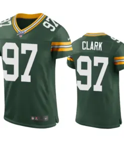 Kenny Clark Green Bay Packers Nike 100th Season Vapor Elite Jersey - Kelly Green