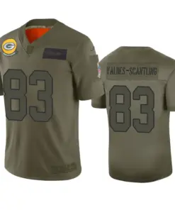 Marquez Valdes-Scantling Green Bay Packers Nike 2019 Salute to Service Limited Jersey - Olive