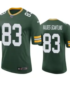 Marquez Valdes-Scantling Green Bay Packers Nike 100th Season Vapor Limited Jersey - Kelly Green