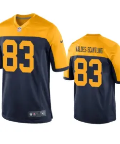 Marquez Valdes-Scantling Green Bay Packers Nike Throwback Game Jersey - Scantling Navy