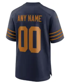 Green Bay Packers Nike Alternate Custom Game Jersey Mens - Navy - Image 3