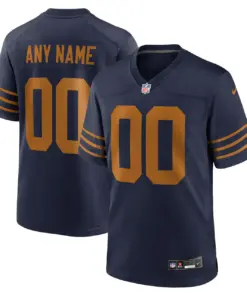 Green Bay Packers Nike Alternate Custom Game Jersey Mens - Navy
