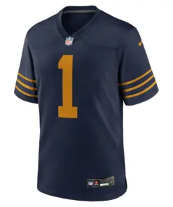 Alternative view of Micah Parsons Green Bay Packers Nike Alternate Game Jersey - Navy - Micah Parsons Mens - Navy