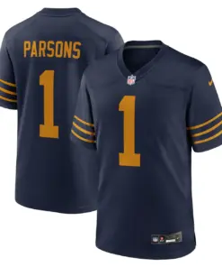 Micah Parsons Green Bay Packers Nike Alternate Game Jersey - Navy - Micah Parsons Mens - Navy