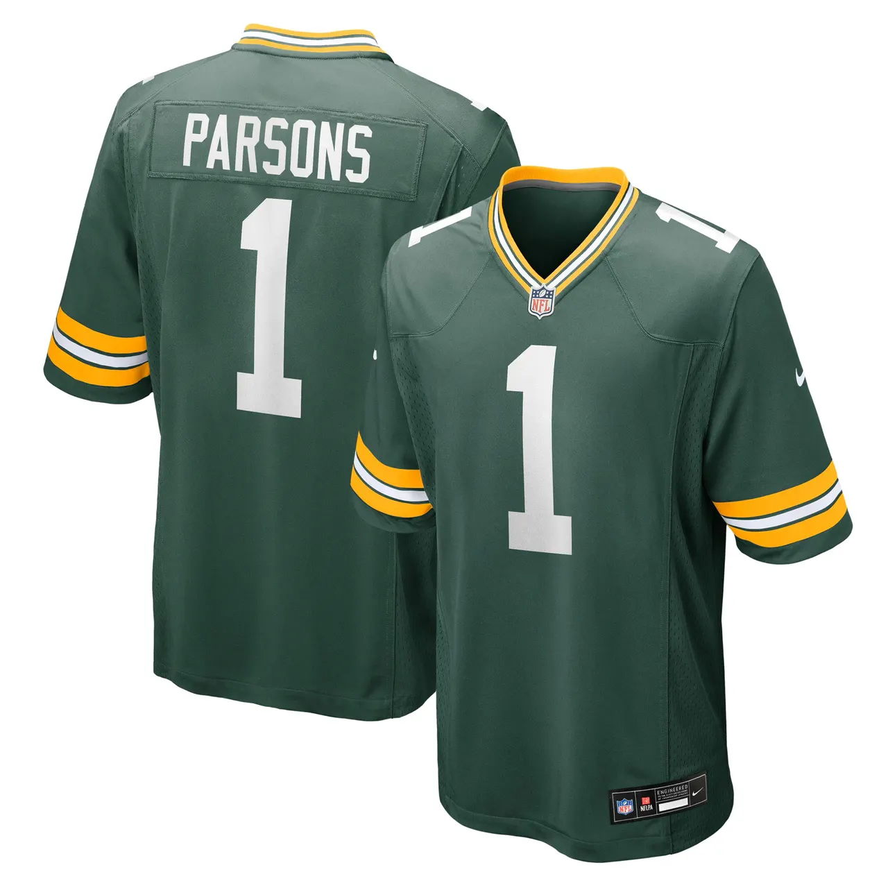 Micah Parsons Green Bay Packers Nike Home Game Jersey Mens - Kelly Green