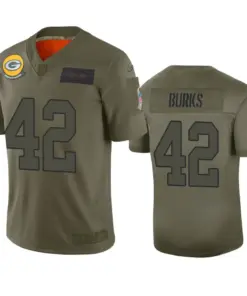 Oren Burks Green Bay Packers Nike 2019 Salute to Service Limited Jersey - Olive