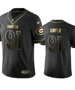 Preston Smith Green Bay Packers Nike 2019 Golden Edition Vapor Untouchable Limited Jersey - Black