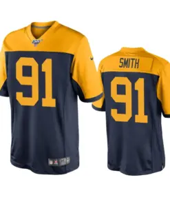 Preston Smith Green Bay Packers Nike Throwback 100th Season Jersey - Navy