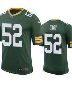 Rashan Gary Green Bay Packers Nike 100th Season Vapor Limited Jersey - Kelly Green