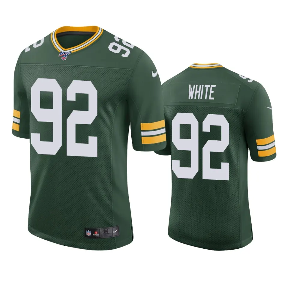 Reggie White Green Bay Packers Nike 100th Season Vapor Limited Jersey - Kelly Green