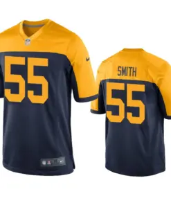 Za'Darius Smith Green Bay Packers Nike Throwback Game Jersey - Navy